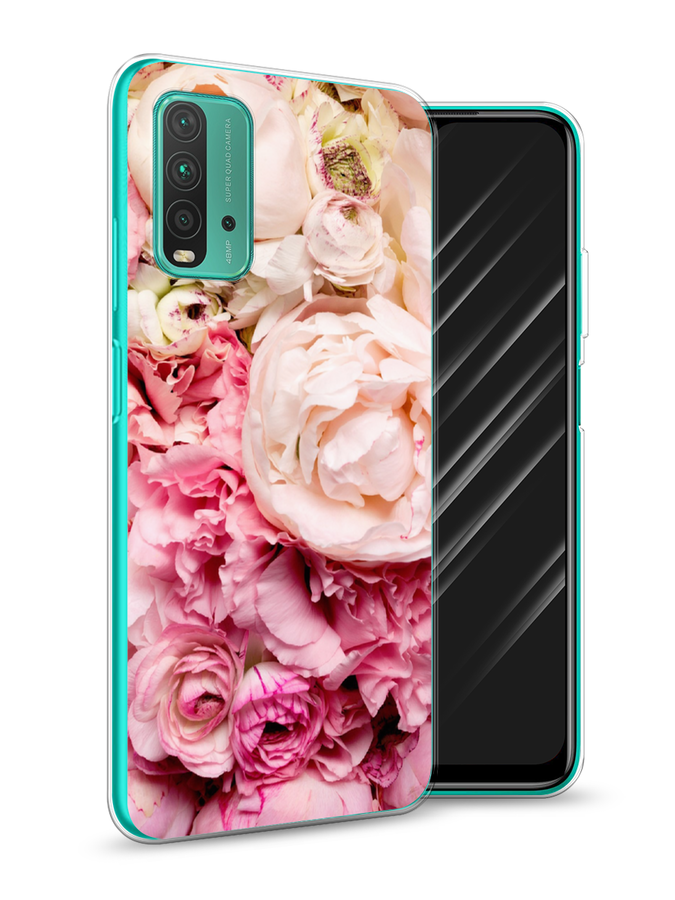 

Чехол Awog на Xiaomi Redmi 9T "Пионы яркие", Разноцветный, 39850-8