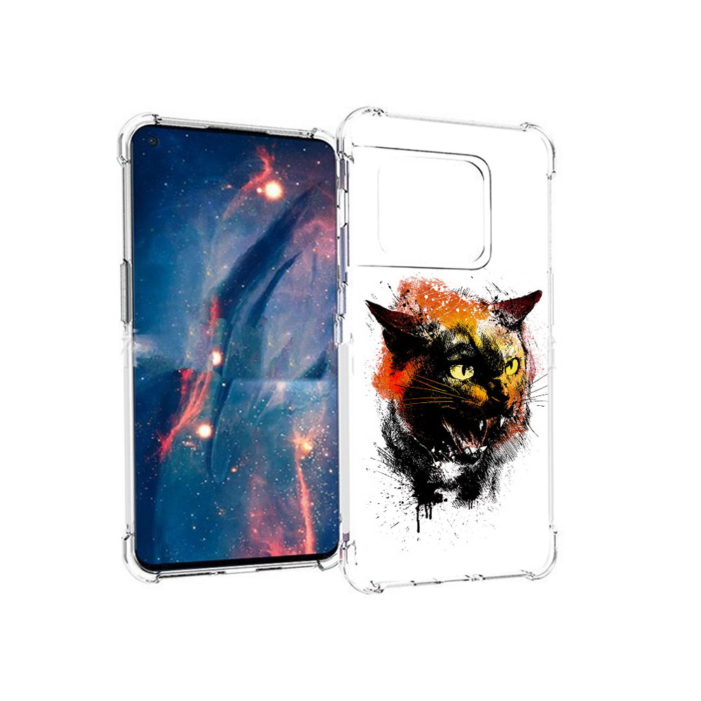 

Чехол MyPads Tocco для OnePlus 10 Pro сиамский кот (PT224239.133.598), Прозрачный, Tocco