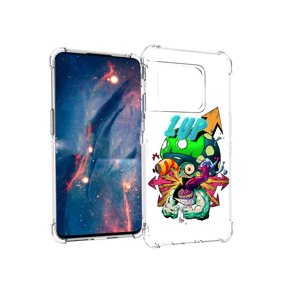 

Чехол MyPads Tocco для OnePlus 10 Pro сильный гриб абстракция (PT224239.133.599), Прозрачный, Tocco