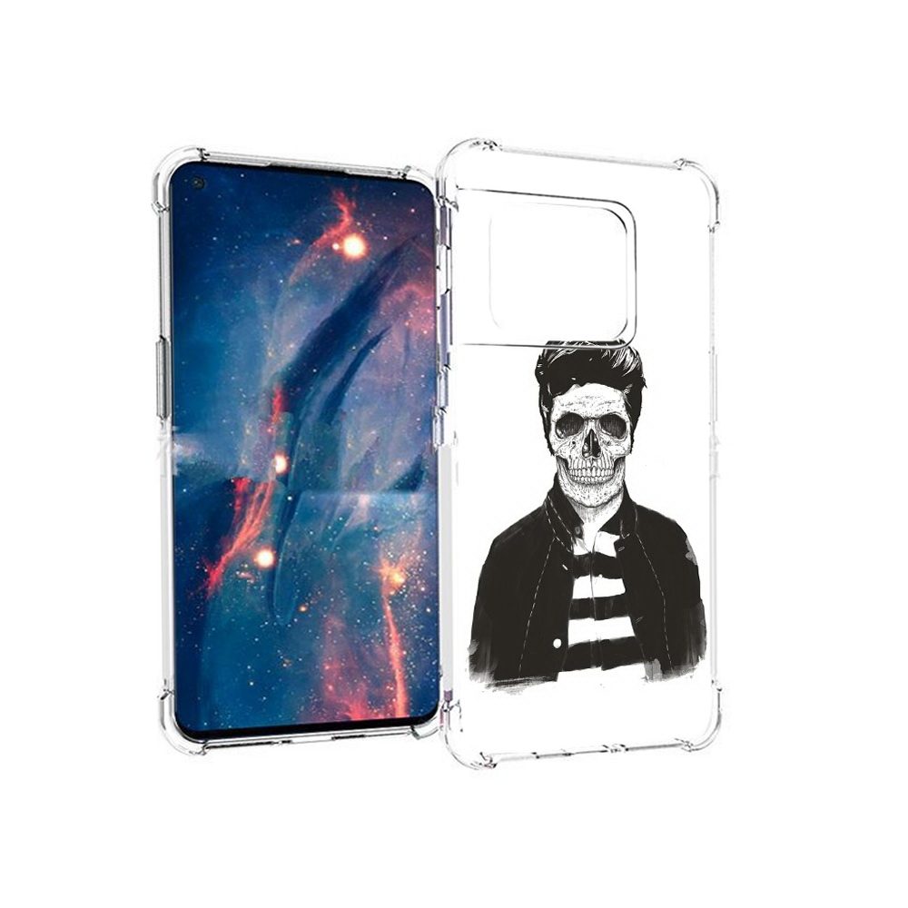 

Чехол MyPads Tocco для OnePlus 10 Pro скелет (PT224239.133.604), Прозрачный, Tocco