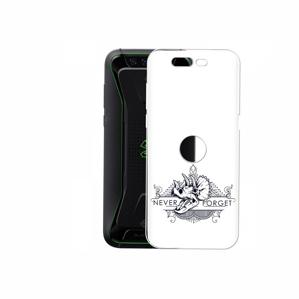 

Чехол MyPads Tocco для Xiaomi Black Shark логотип носорога никогда не забуду, Прозрачный, Tocco