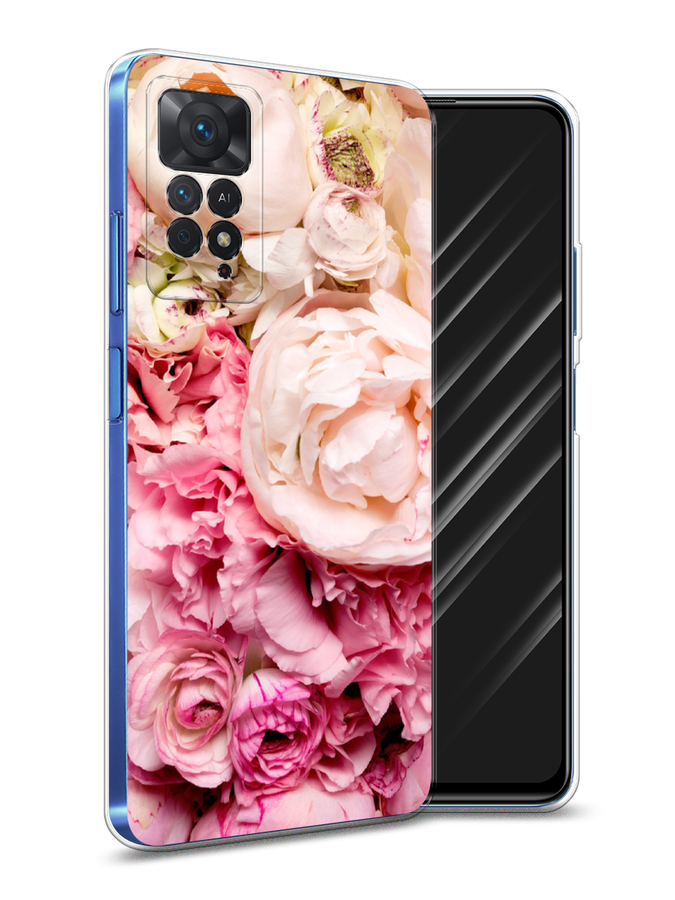 

Чехол Awog на Xiaomi Redmi Note 11 Pro "Пионы яркие", Разноцветный, 315650-8
