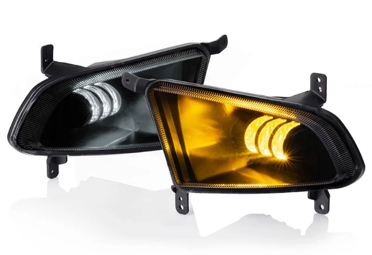 фото Фара противотуманная 21704 (светодиодная) (2 шт.) (3 линзы, 2 режима, 30 вт, металл) гостовский