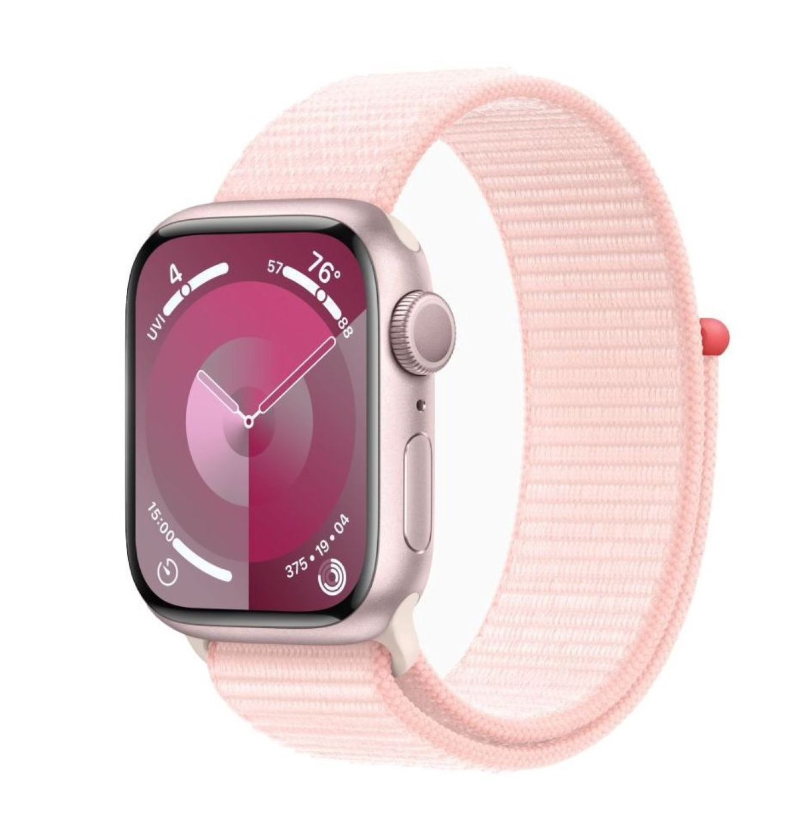 Смарт-часы Apple Apple Watch Series 9 41mm Pink Aluminium Case with Light Pink Sport Loop