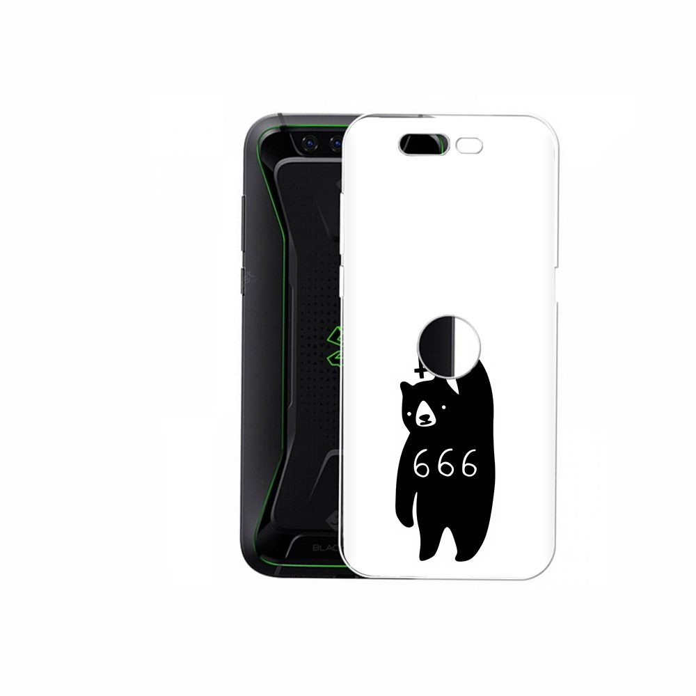 

Чехол MyPads Tocco для Xiaomi Black Shark медведь 666 (PT144492.337.462), Прозрачный, Tocco