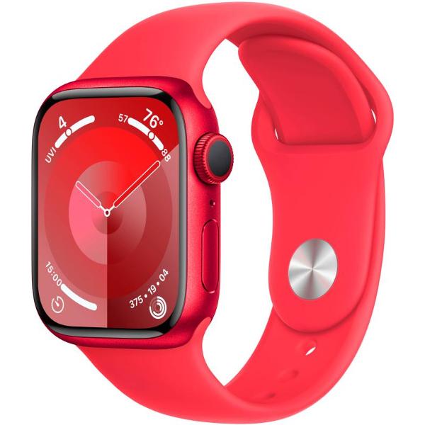 

Смарт-часы Apple Apple Watch S9 GPS 45mm (PRODUCT)RED/RED M/L, Watch Series 9 GPS 45mm (PRODUCT)RED Aluminium Case with (PRODUCT)RED Sport Band M/L