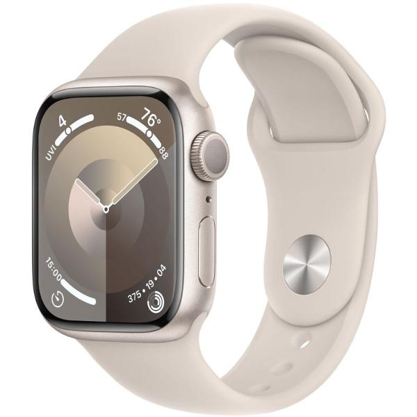 

Смарт-часы Apple Watch S9 GPS 45mm Starlight Case with Starlight Sport Band (MR983), Watch Series 9 GPS 45mm Starlight Aluminium Case with Starlight Sport Band (MR983)