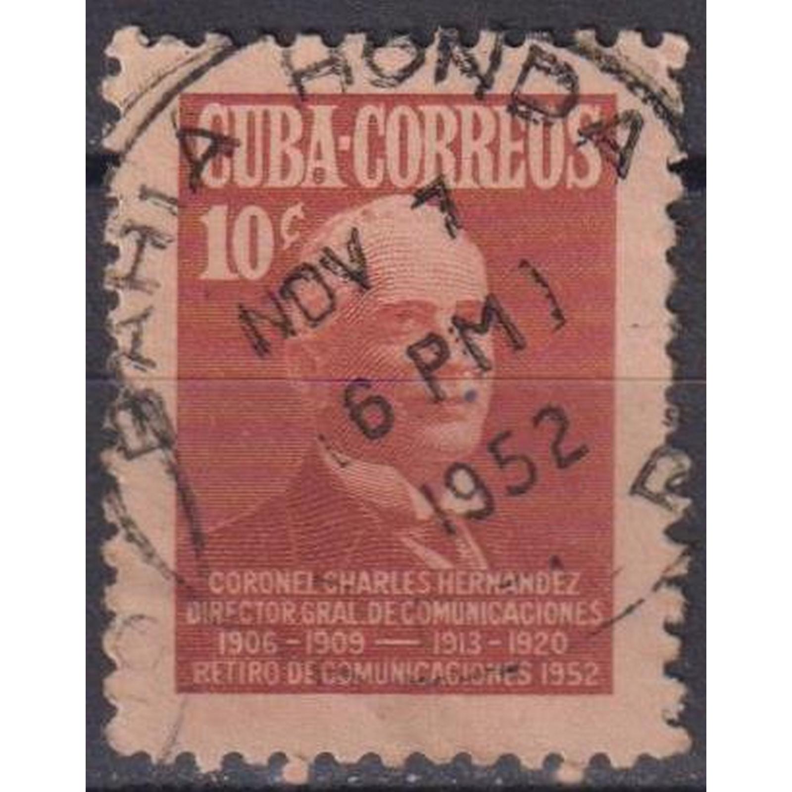 

Почтовые марки Куба Полковник К. Эрнандес История почты, Военные, 340