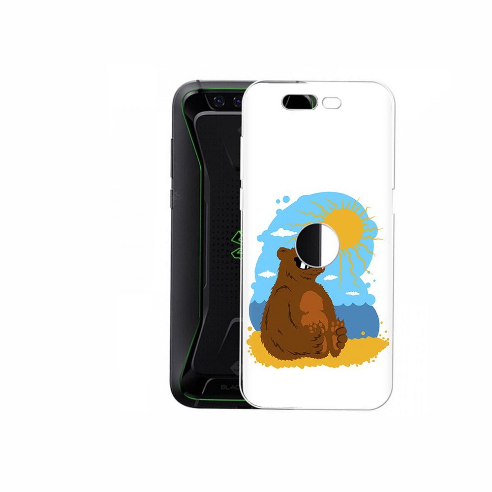 

Чехол MyPads Tocco для Xiaomi Black Shark медведь на чиле (PT144492.337.468), Прозрачный, Tocco