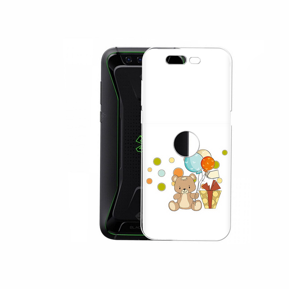 

Чехол MyPads Tocco для Xiaomi Black Shark медвеженок с подарком (PT144492.337.470), Прозрачный, Tocco