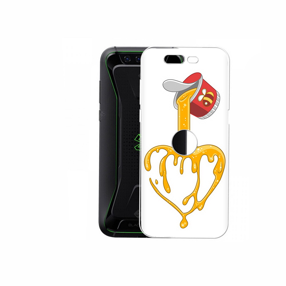 

Чехол MyPads Tocco для Xiaomi Black Shark медовое сердце (PT144492.337.471), Прозрачный, Tocco