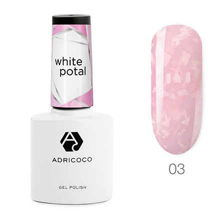 

Гель-лак ADRICOCO White Potal №03 Нежный единорог