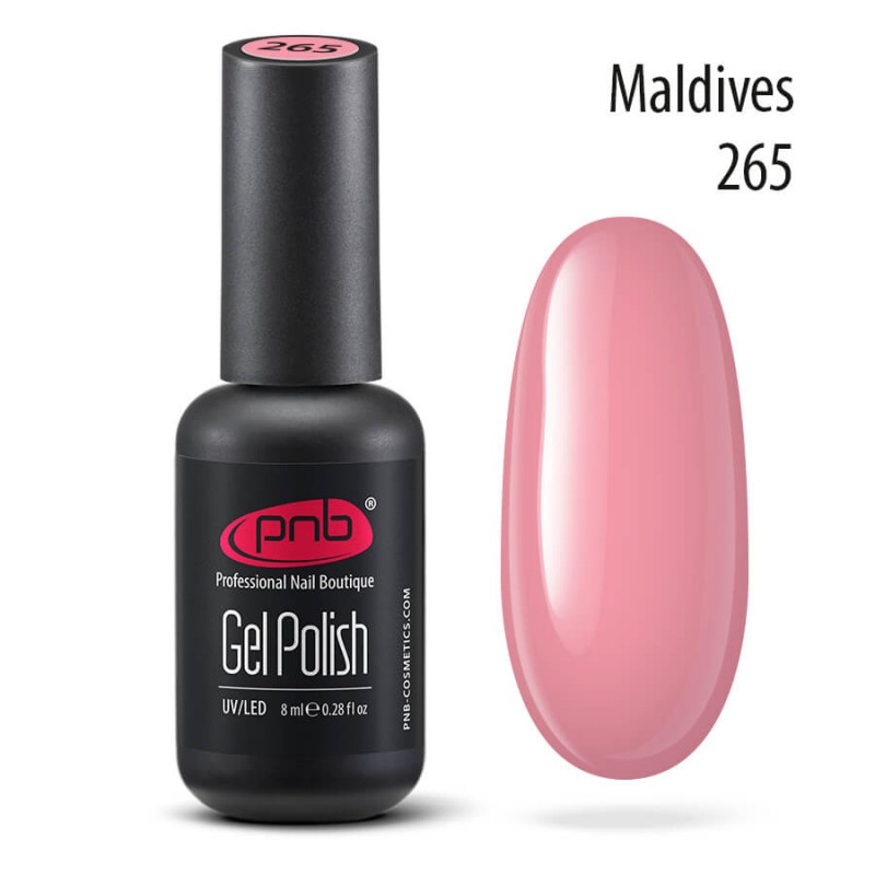 

Гель-лак для ногтей PNB Gel Polish 265 Maldives 8 мл, Gel Polish