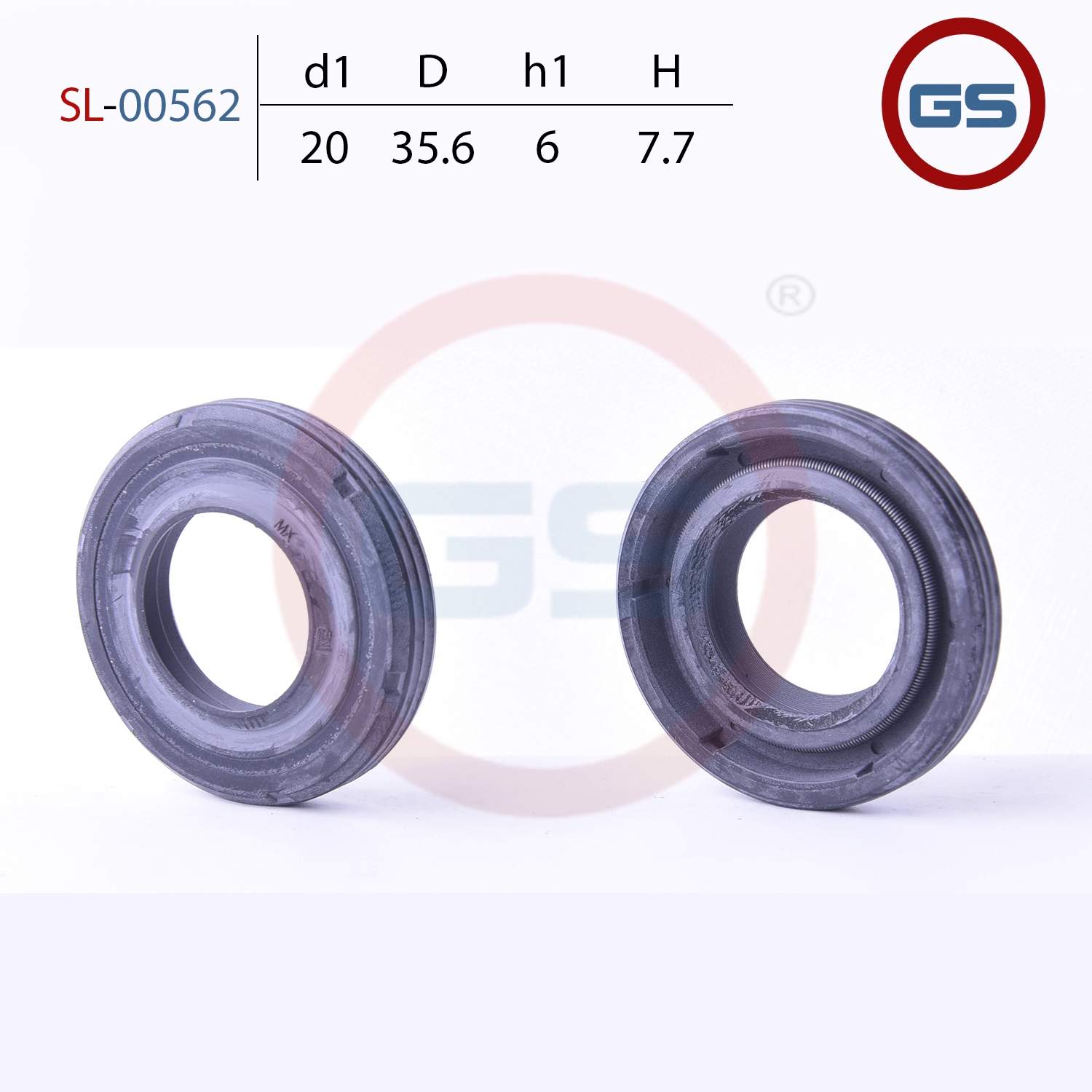 

Сальник рулевой рейки 20*35.6*6/7.7 (1PM) GS SL-00562