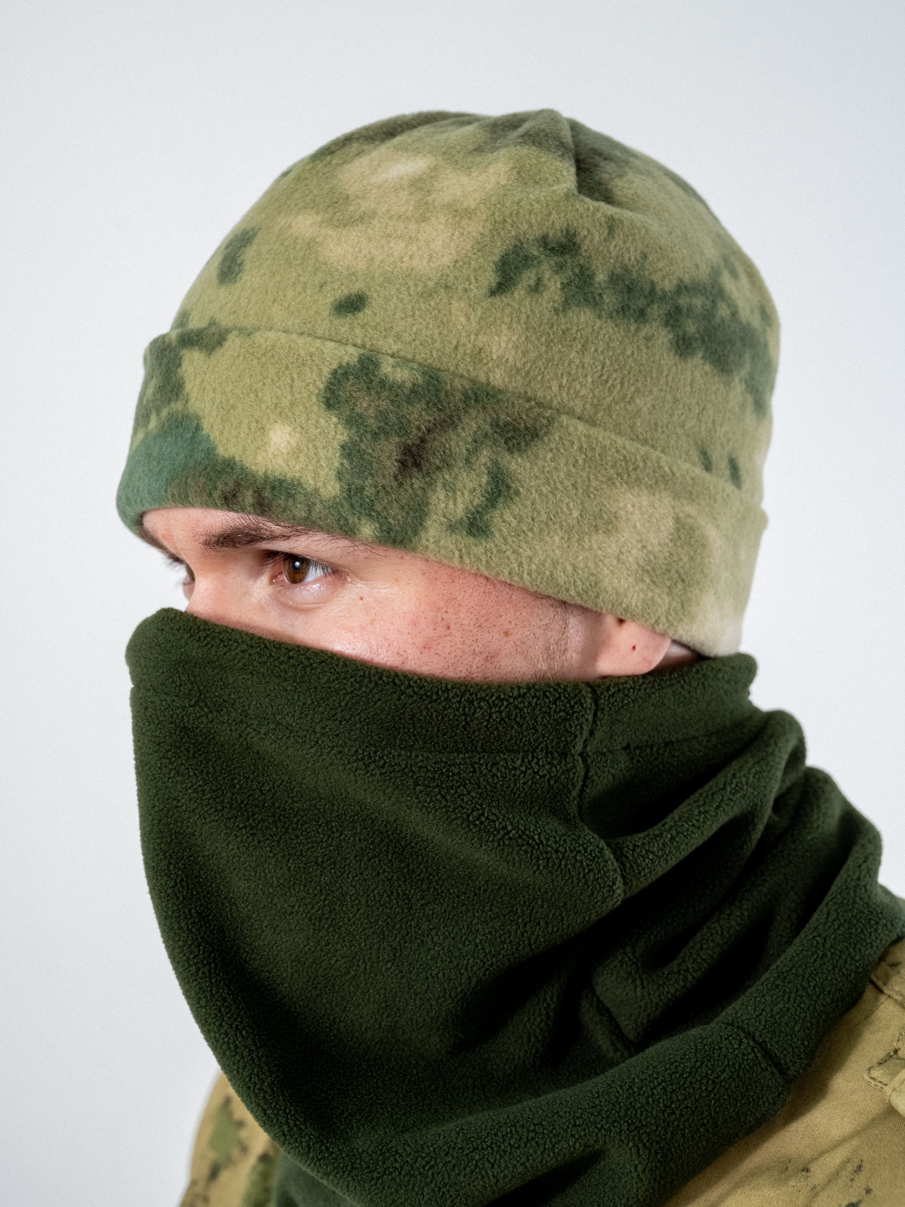 

Шарф ВКБО ПОЛИГОН ткань флис олива, Зеленый
