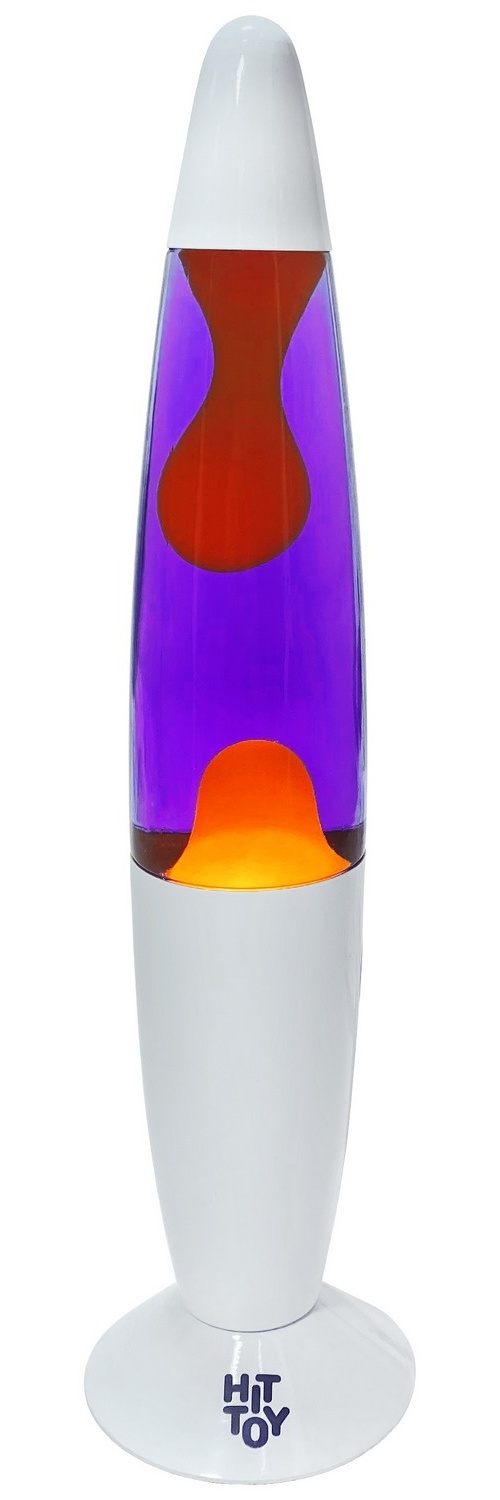 фото Лава-лампа 34 см белый, фиолетовый, оранжевый хиттой