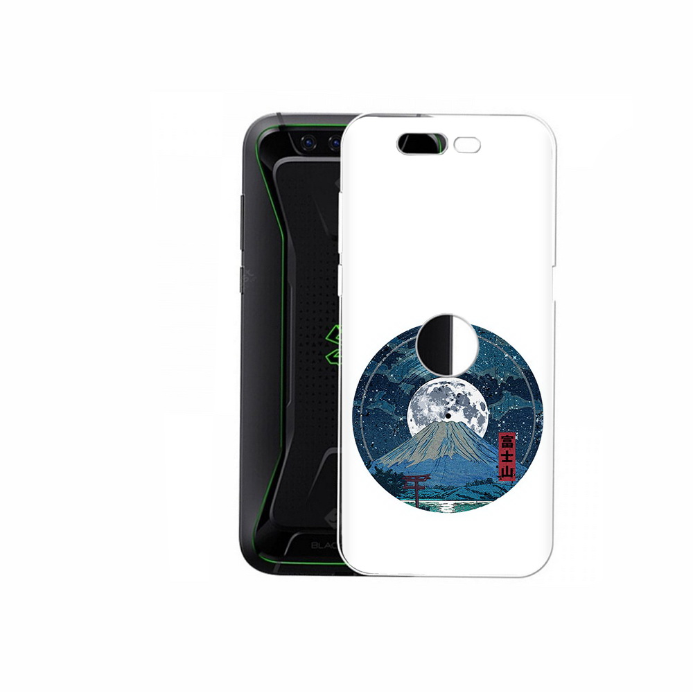 

Чехол MyPads Tocco для Xiaomi Black Shark нарисованная виниловая гора с луной, Прозрачный, Tocco