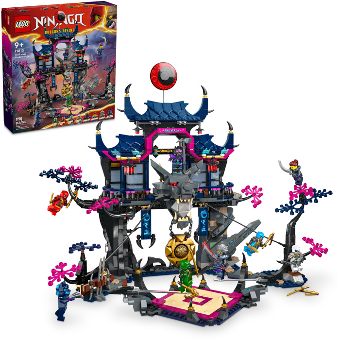 Конструктор LEGO NINJAGO 71813 Теневое додзе в маске волка 1190 дет. xunmondan 2gt gt2 timing belt 1180 1190 1210 1220 1240 1250 1310 1324 1340 1434 1440 1474 1500 1512 1520 1524mm belt width 6mm