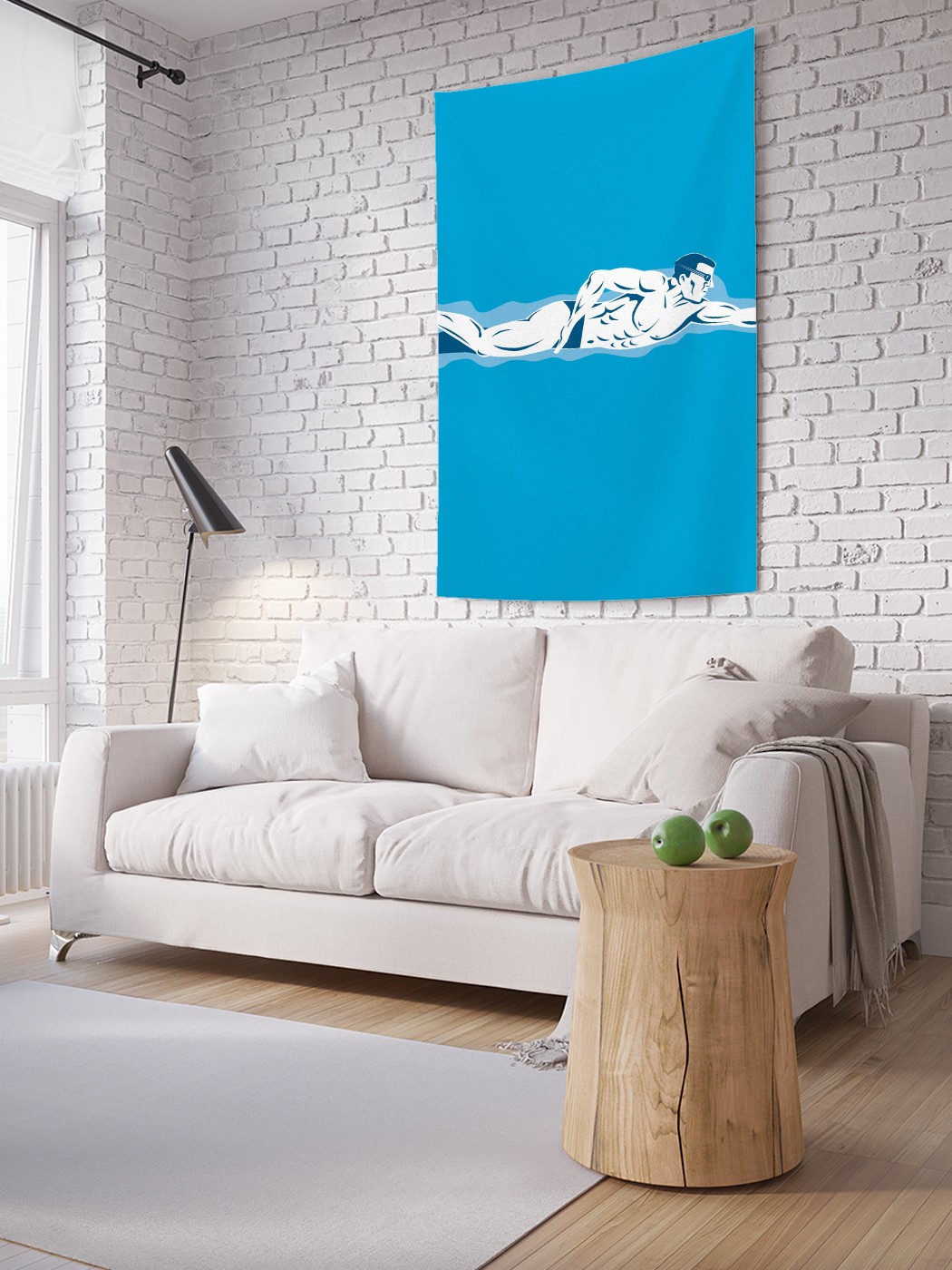 

Вертикальное фотопанно на стену JoyArty Скорость пловца 150x200 см, Скорость пловца