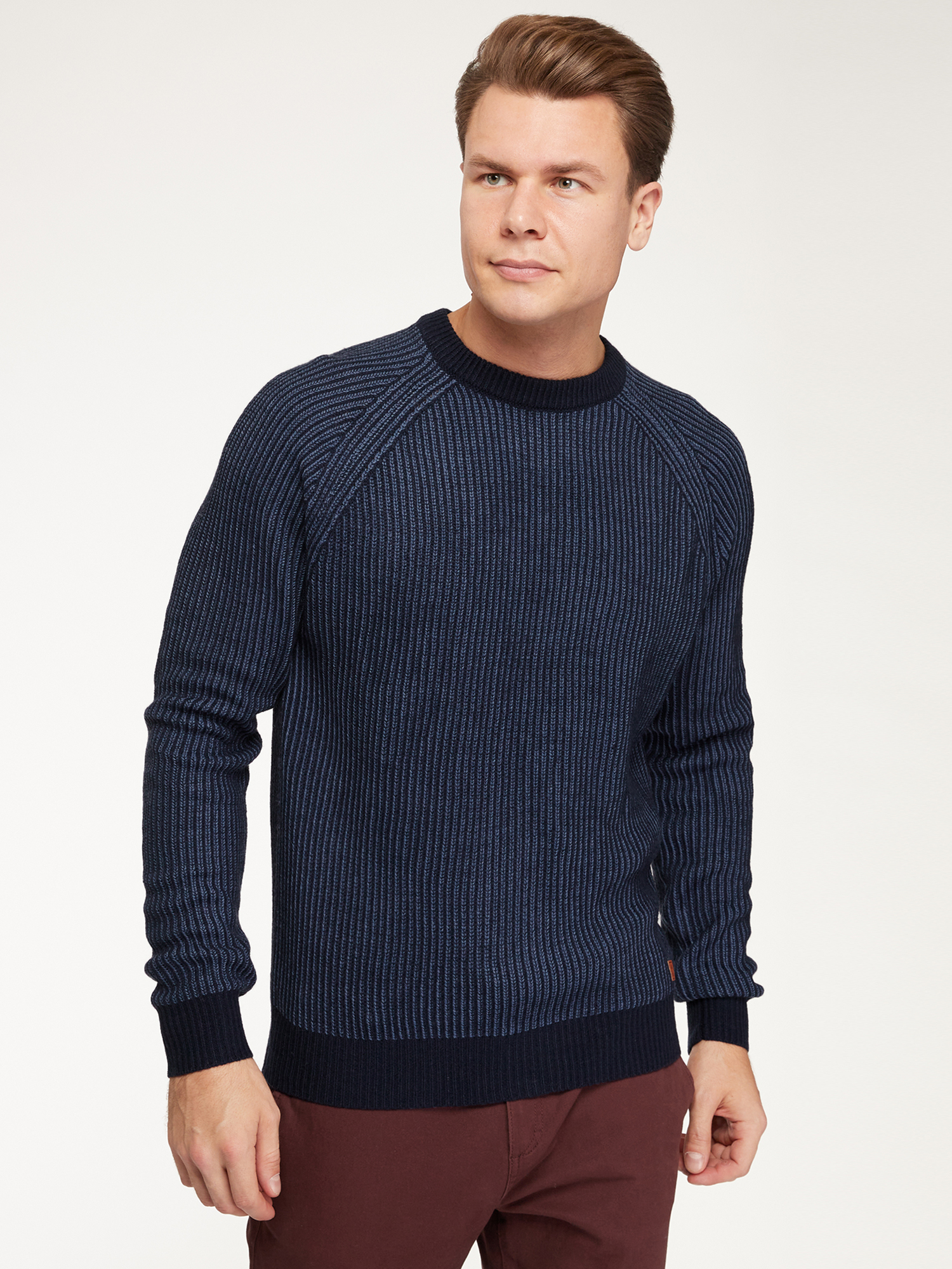 

Джемпер мужской oodji 4L105072M синий L, 4L105072M