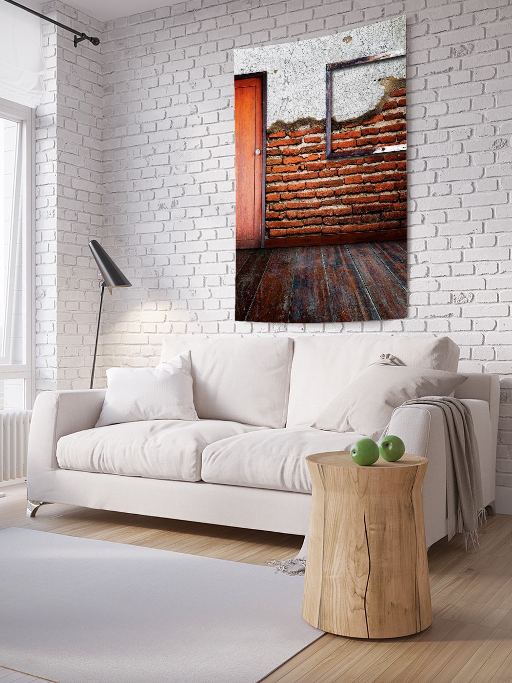 

Вертикальное фотопанно на стену JoyArty Уличная комната 150x200 см, Уличная комната