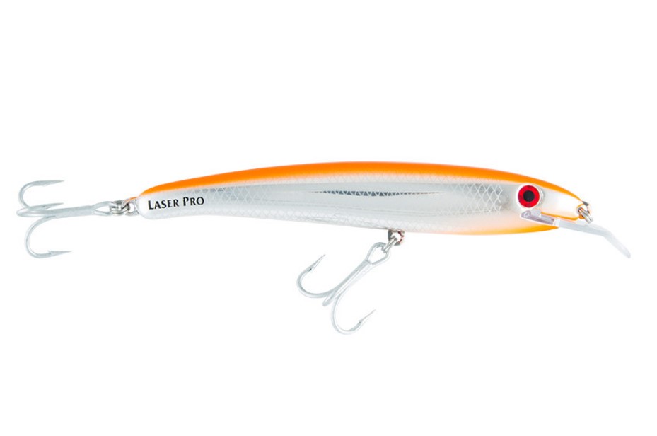 

Воблер Halco LASER PRO 120 DD+STD #H85 118mm 20g, Серебристый;оранжевый, Laser Pro Dd+Std