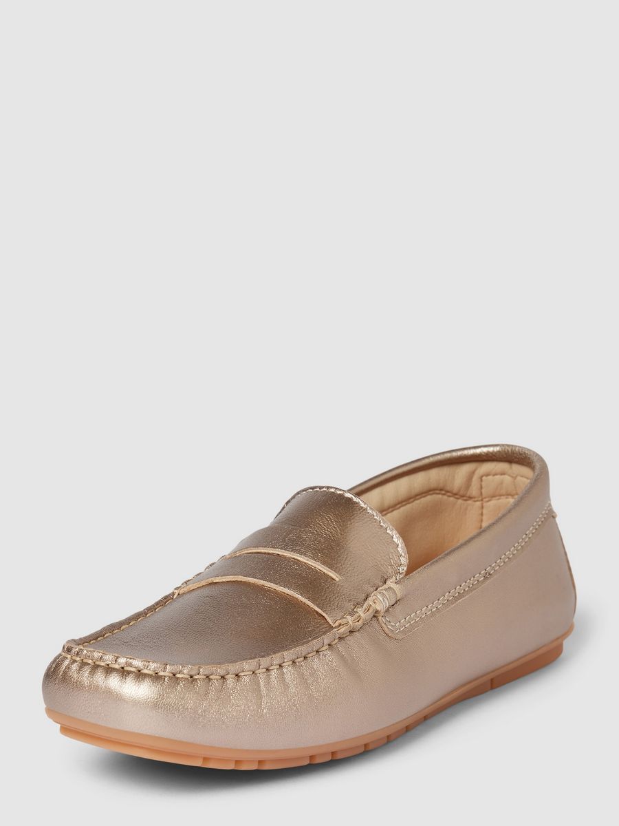 

Мокасины женские Marc OPolo 40214623102100 золотистые 42 EU, Золотистый, 40214623102100