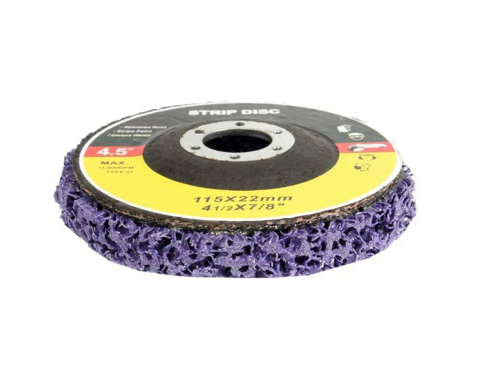 Круг зачистной ANROKEY коралловый для снятия краски 115x22мм диск зачистной круг шлифовальный коралловый 125 мм ango фиолетовый на болгарку