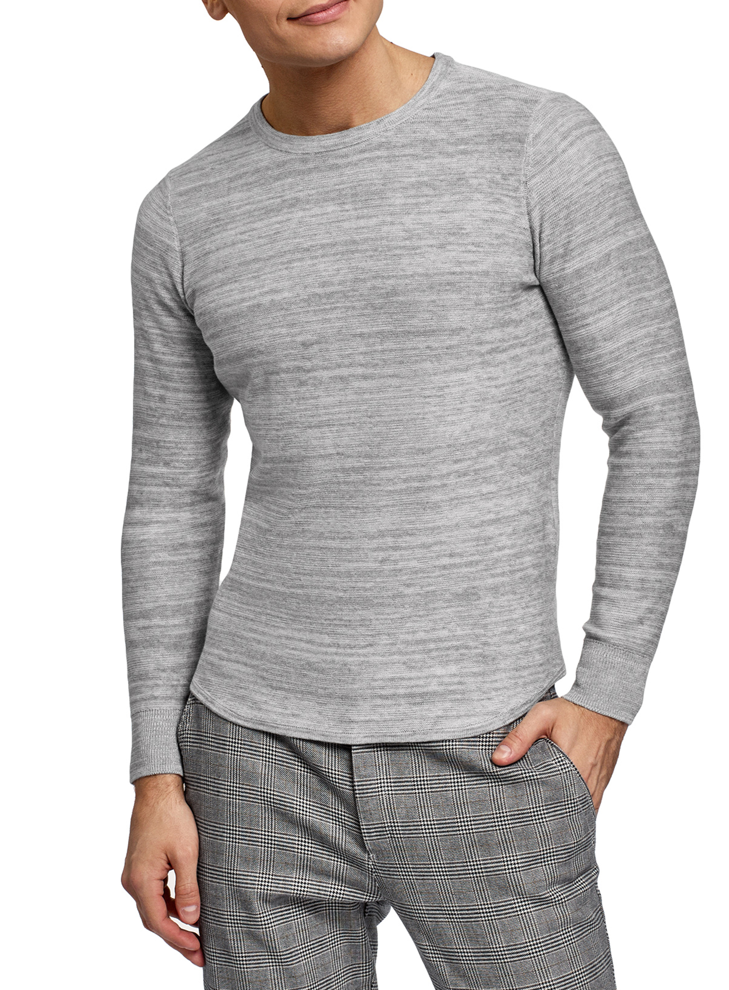 

Джемпер мужской oodji 4L112159M серый 2XL, 4L112159M