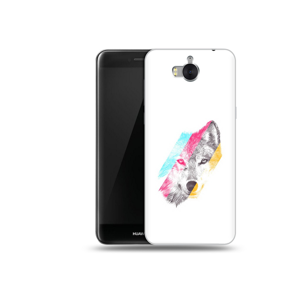 

Чехол MyPads Tocco для Huawei Y5 волк градиент (PT91582.58.268), Прозрачный, Tocco