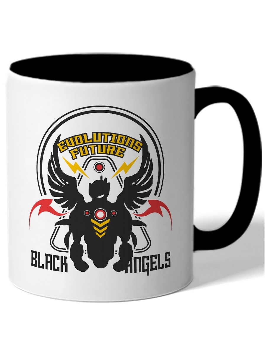 фото Кружка drabs black angels, черный ангел