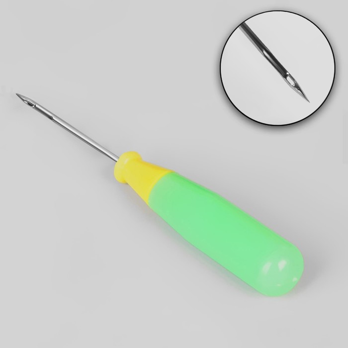 

Шило швейное, с отверстием на конце, 12,5 х 1,7 см, цвет МИКС, В ассортименте, ART UZOR Basic