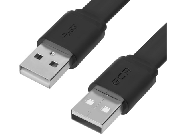 

Аксессуар GCR PROF USB 2.0 AM - AM Black GCR-UM7M-BС-3.0m, Черный, GCR-UM7M-BС-3.0m