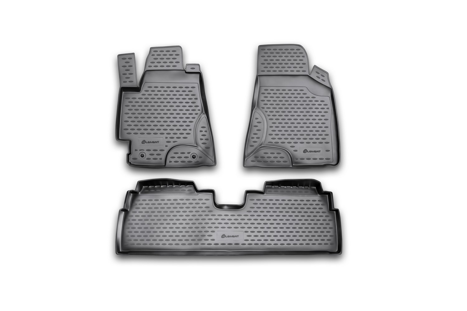 фото Коврики в салон toyota highlander (i, хu20), 2001-2007, 3 шт. (полиуретан) element