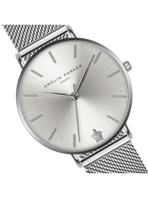 Наручные часы женские Amelia Parker Capsule Grey Set 2 серебристые