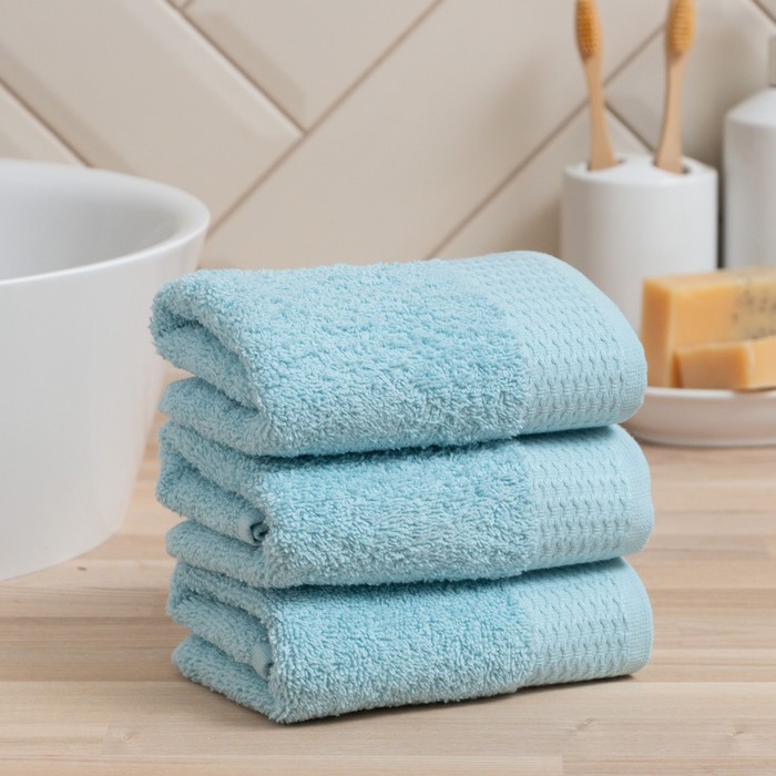 

Полотенце махровое Love Life "Classic" 30*60 см, аквамарин, 100% хл, 450 гр/м2, Turkish cotton
