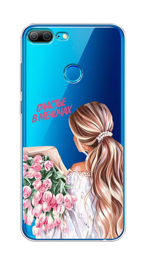 

Чехол на Honor 9 Lite "Простые радости", Прозрачный;розовый;белый;бежевый, 64250-1