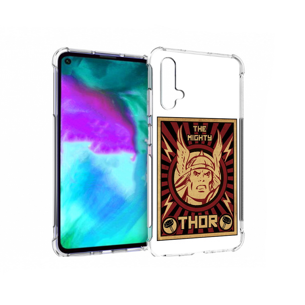 

Чехол бампер MyPads тор лицо для Huawei nova 5T противоударный, Прозрачный, Tocco