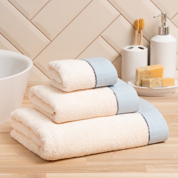 

Полотенце махровое Love Life «Бриз» 30х50 см, аквамарин, Turkish cotton