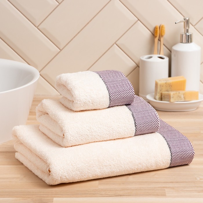 

Полотенце махровое Love Life «Бриз» 30х50 см, гранатовый, Turkish cotton