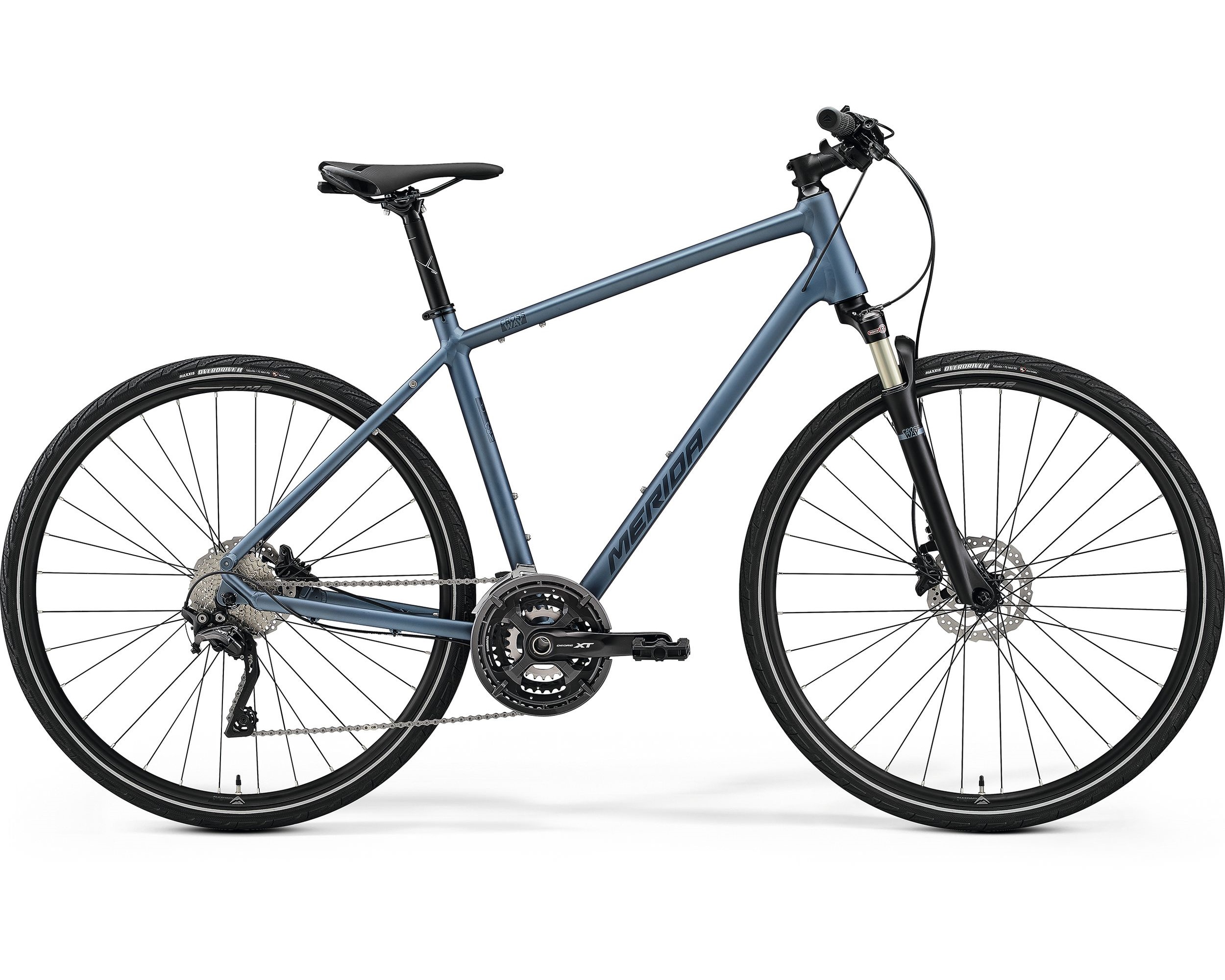 Велосипед Merida Crossway Xt-Edition 700C, L, 55 см, голубой, синий