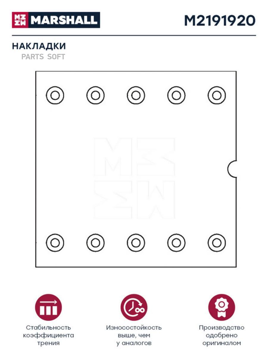 

Накладки торм. компл. HCV