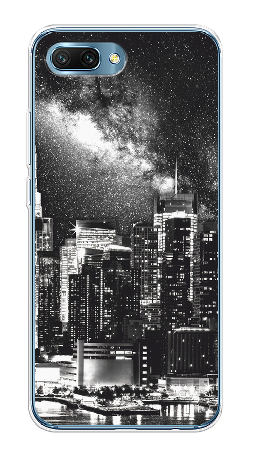 

Чехол на Honor 10 "Ночной Нью-Йорк", Черный;серый;белый, 65350-1