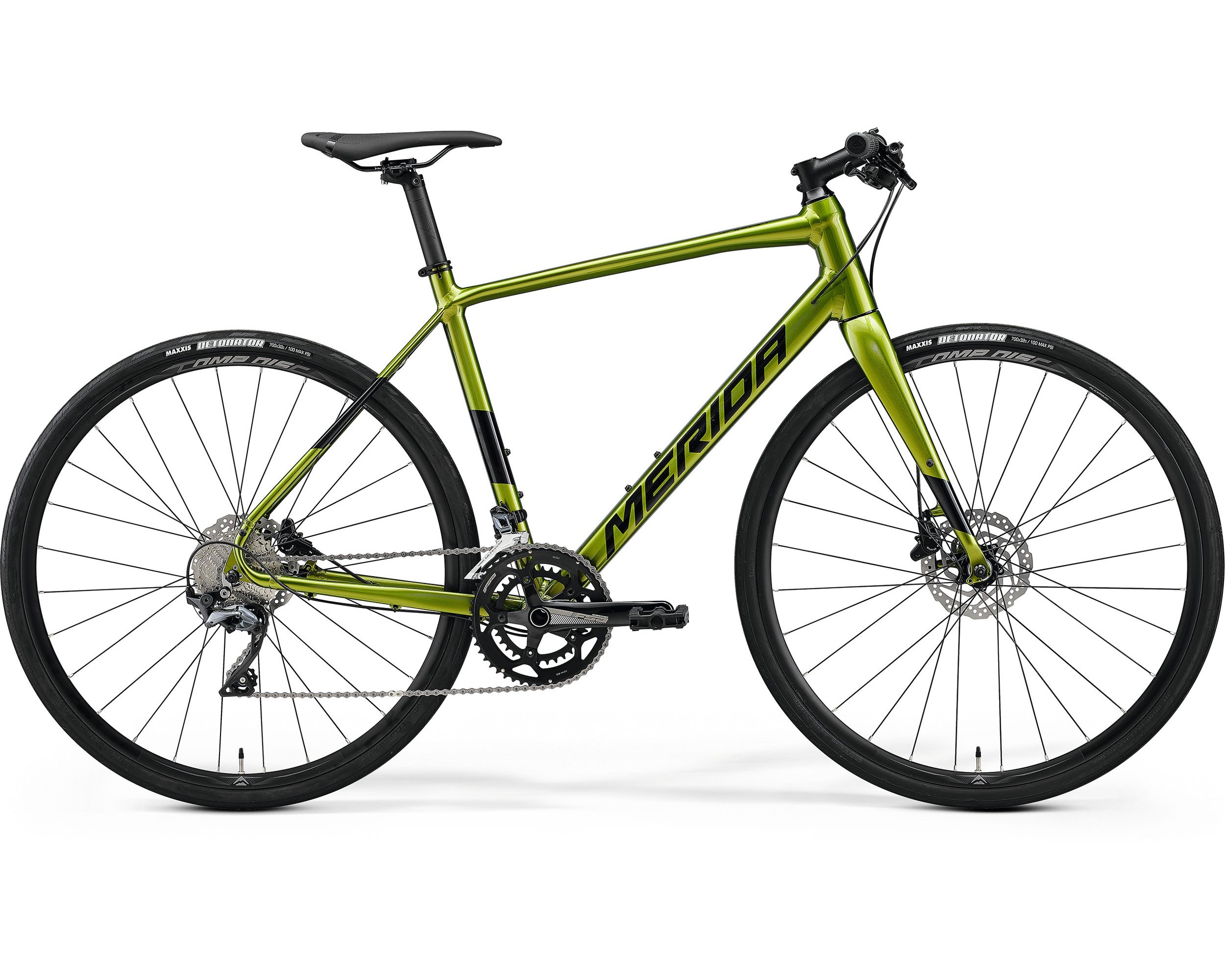 Велосипед Merida Speeder 500 700C, L, зелёный, чёрный