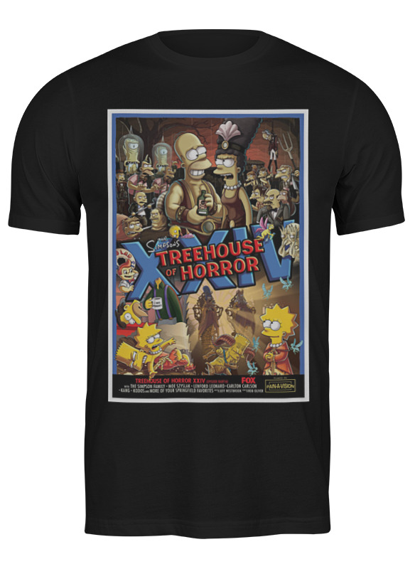 

Футболка мужская Printio Simpsons / симпсоны черная M, Simpsons / симпсоны
