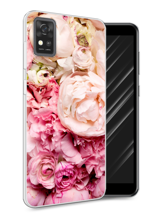 

Чехол Awog на ZTE Blade A31 / ЗТЕ Блэйд A31 "Пионы яркие", Разноцветный, 134650-8