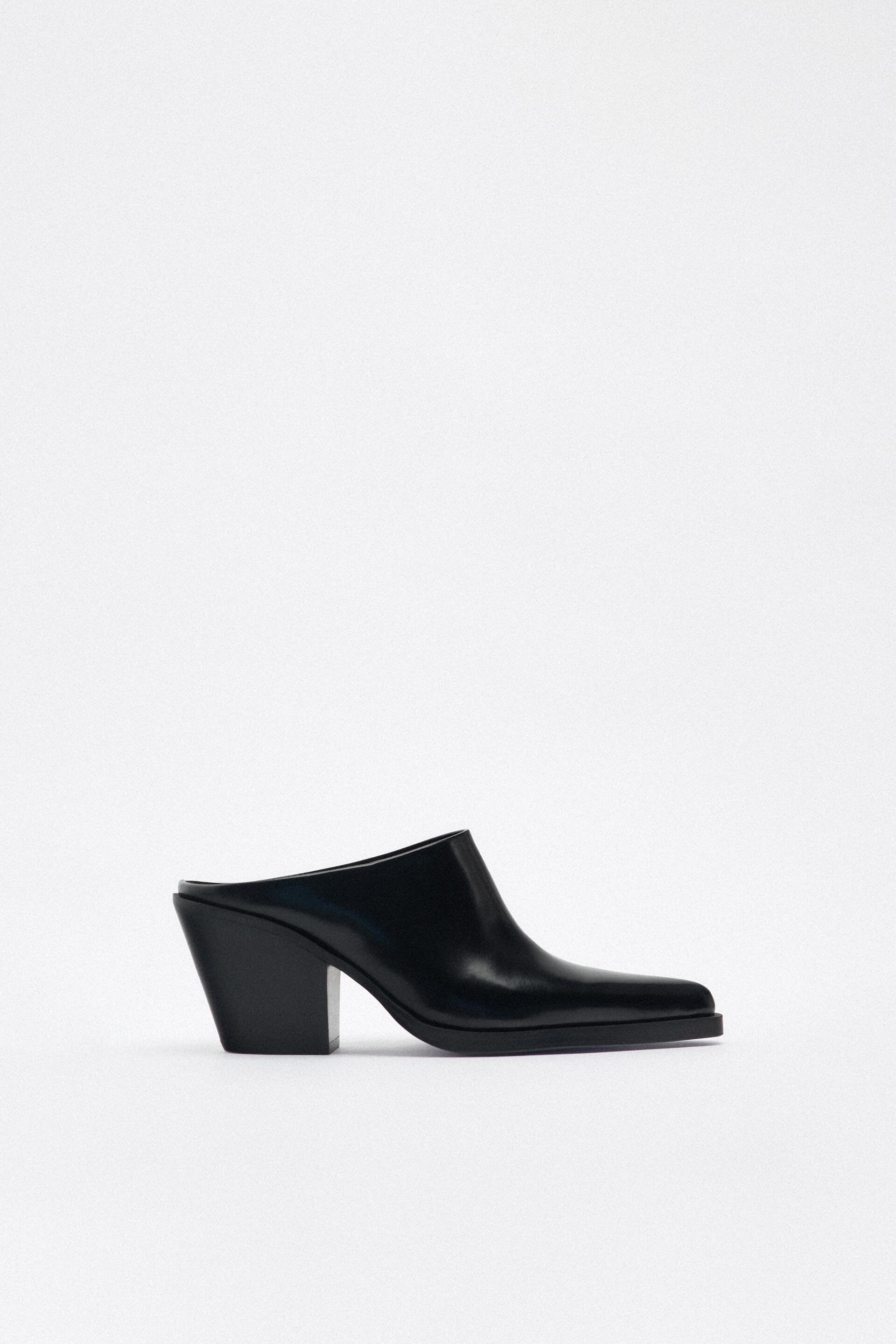 

Мюли женские ZARA 11254010 черные 36 RU (доставка из-за рубежа), 11254010