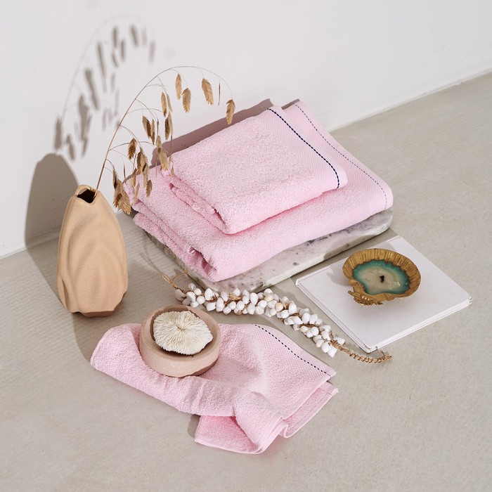 

Полотенце махровое LoveLife "Plain" 70*140 см, цв. розовый, 100% хлопок, 450 гр/м2, Turkish cotton