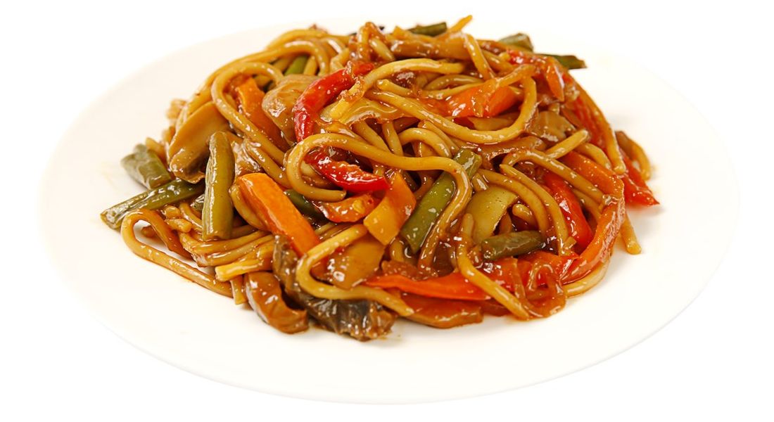 

Спагетти по-восточному с овощами +-1 кг