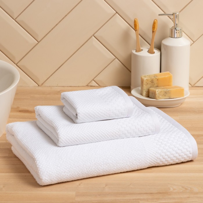

Полотенце махровое LoveLife Royal 30х50 см, цвет белый, 100% хл, 450 гр/м2, Turkish cotton